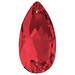 Swarovski Sew On Crystals Peardrop (3230) Scarlet - Bluestreak Crystals