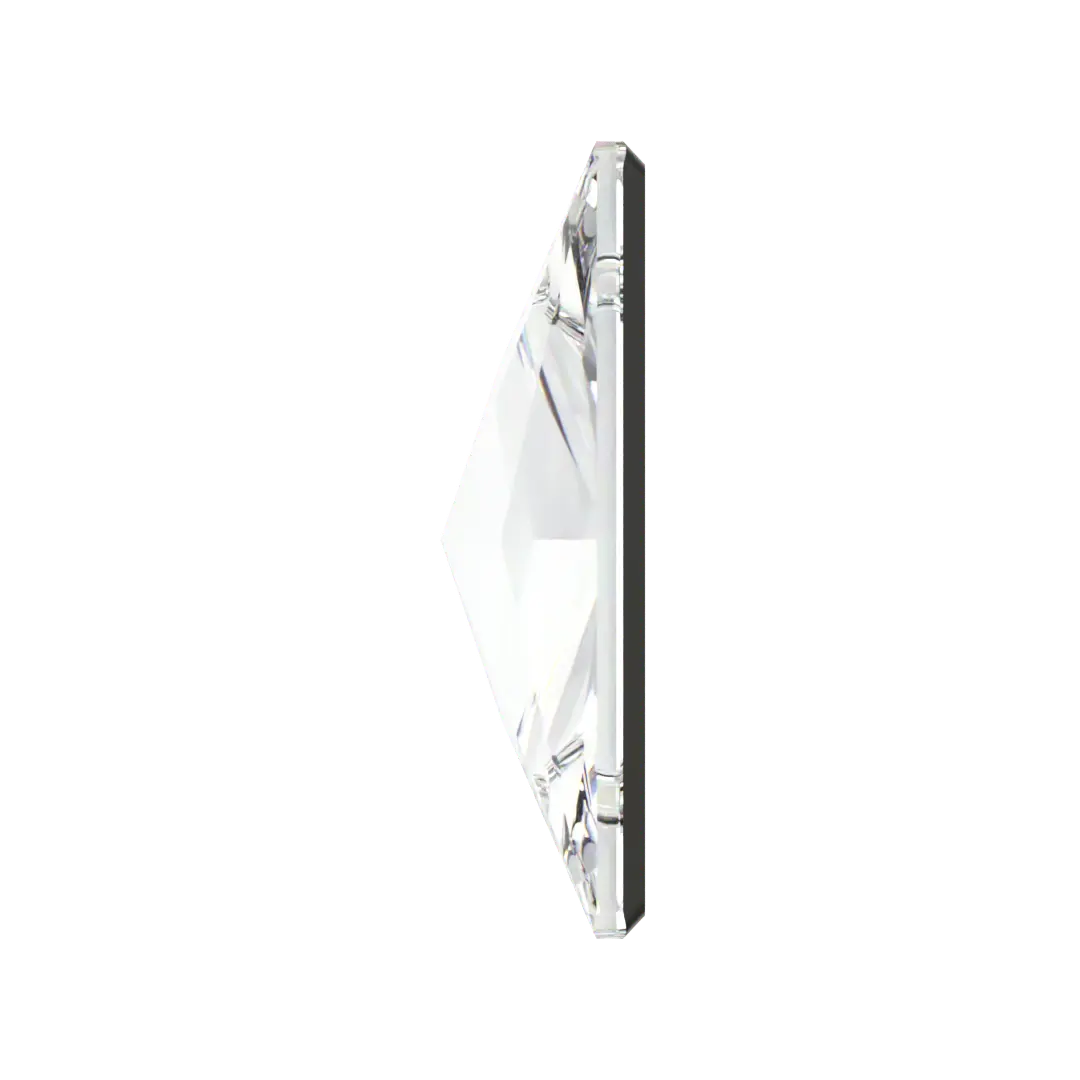 Swarovski Sew On Crystals Square (3240) Crystal - Bluestreak Crystals