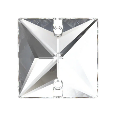 Swarovski Sew On Crystals Square (3240) Crystal - Bluestreak Crystals