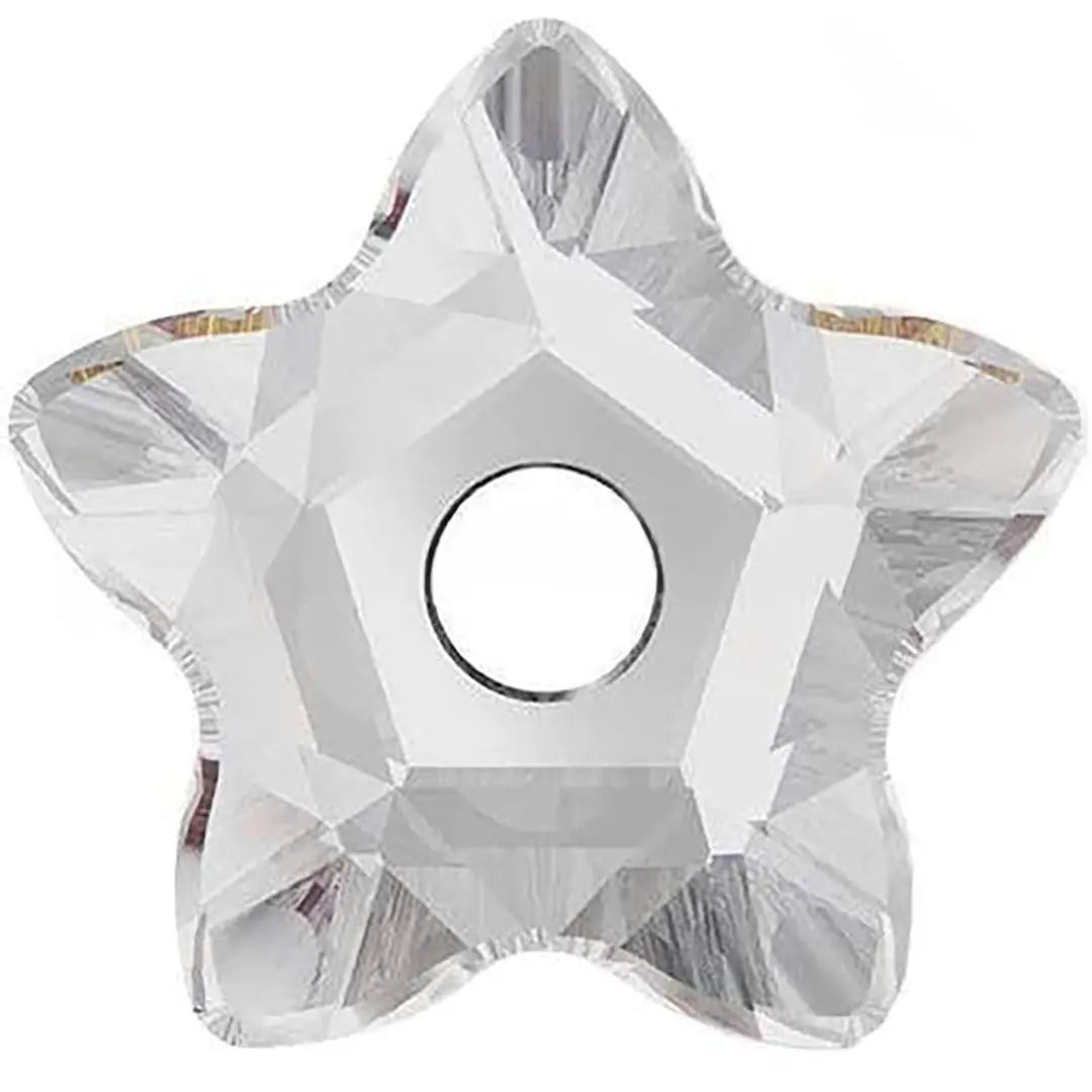 Swarovski Sew On Crystals Star Flower (3754) Crystal - Bluestreak Crystals