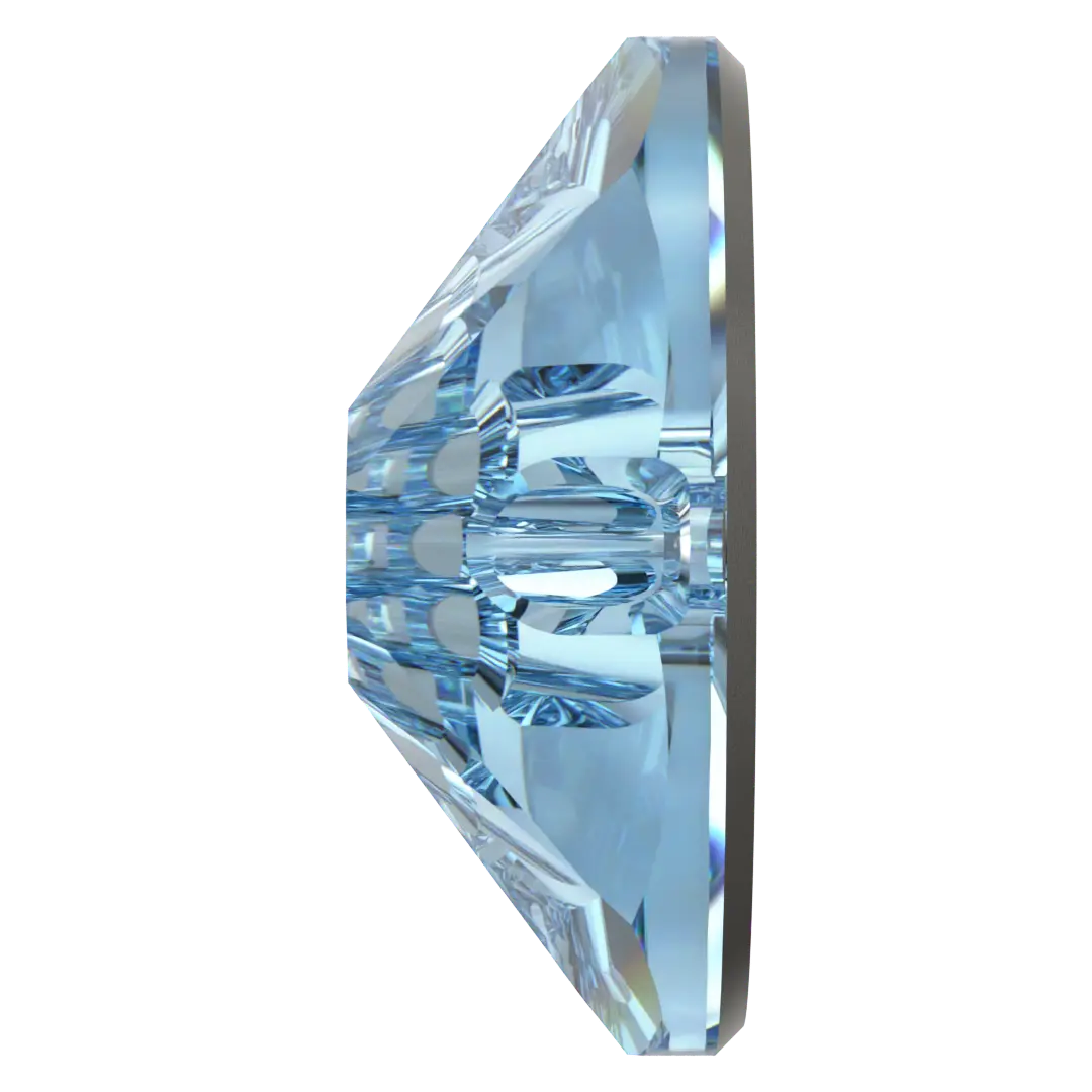 Swarovski Sew On Crystals Xirius (3288) Aquamarine - Bluestreak Crystals