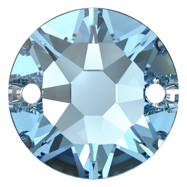 Swarovski Sew On Crystals Xirius (3288) Aquamarine - Bluestreak Crystals