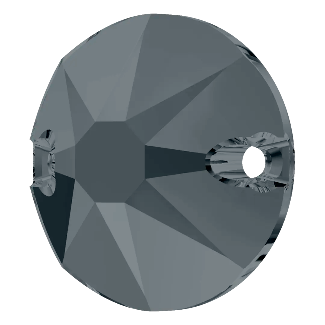 Swarovski Sew On Crystals Xirius (3288) Crystal Silver Night UNFOILED - Bluestreak Crystals