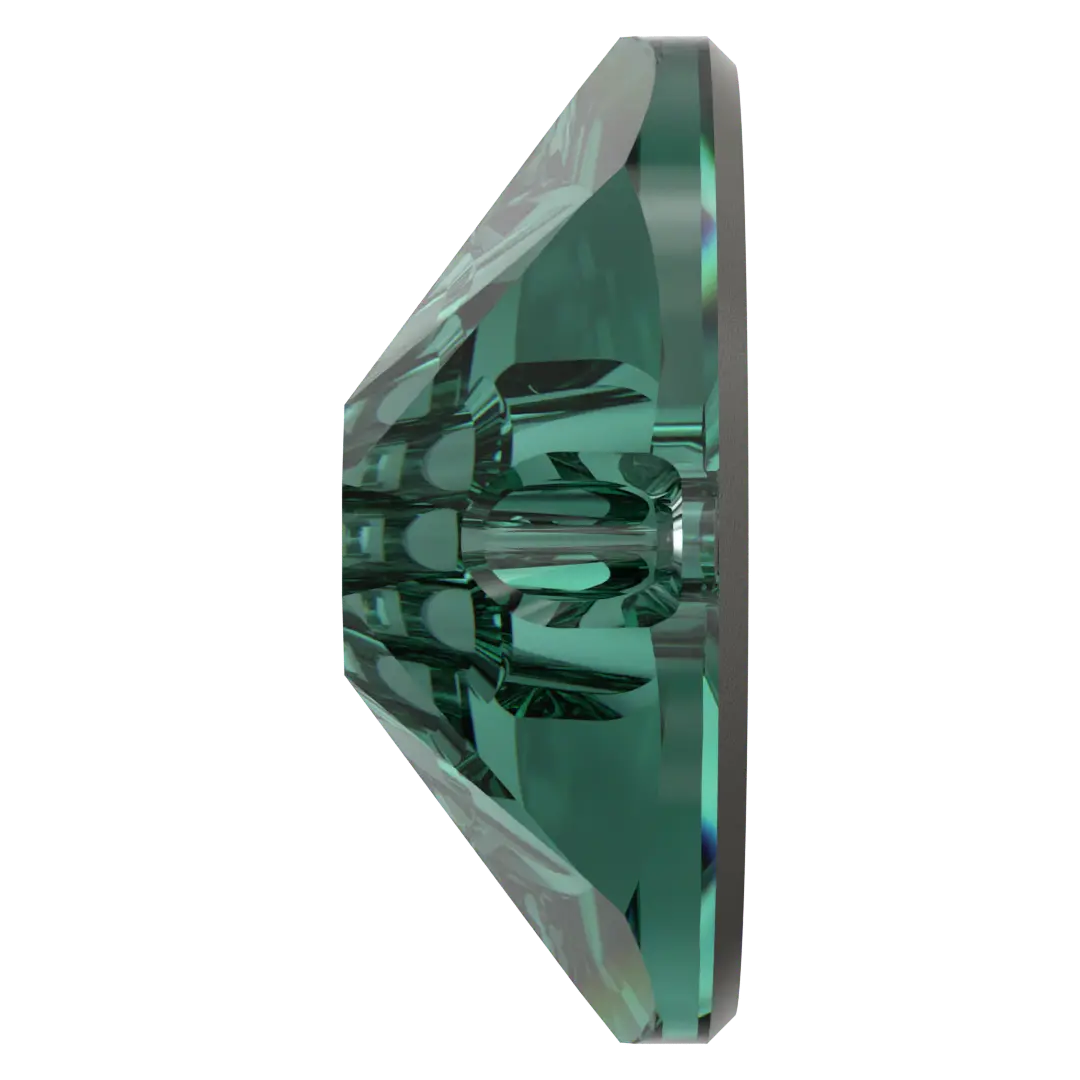 Swarovski Sew On Crystals Xirius (3288) Emerald - Bluestreak Crystals