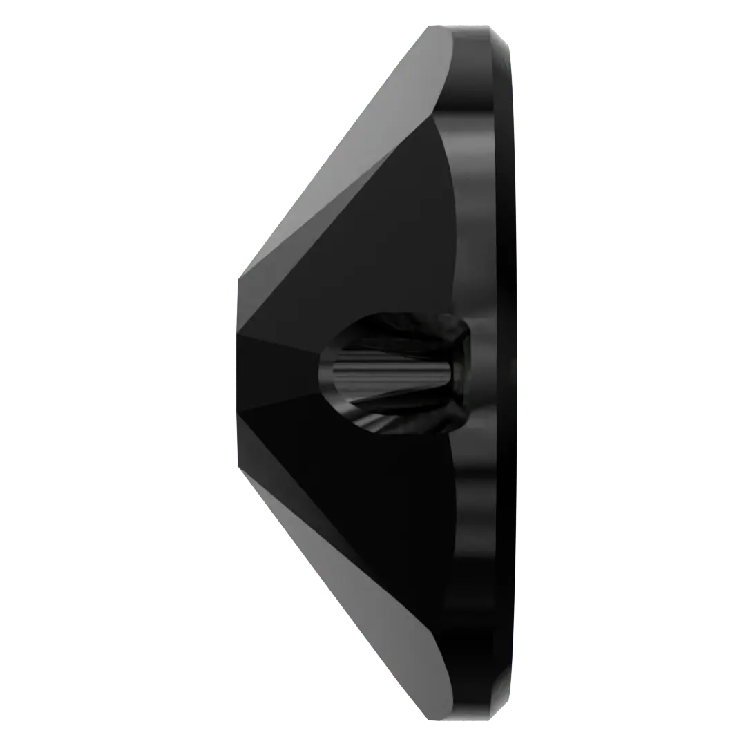 Swarovski Sew On Crystals Xirius (3288) Jet UNFOILED - Bluestreak Crystals