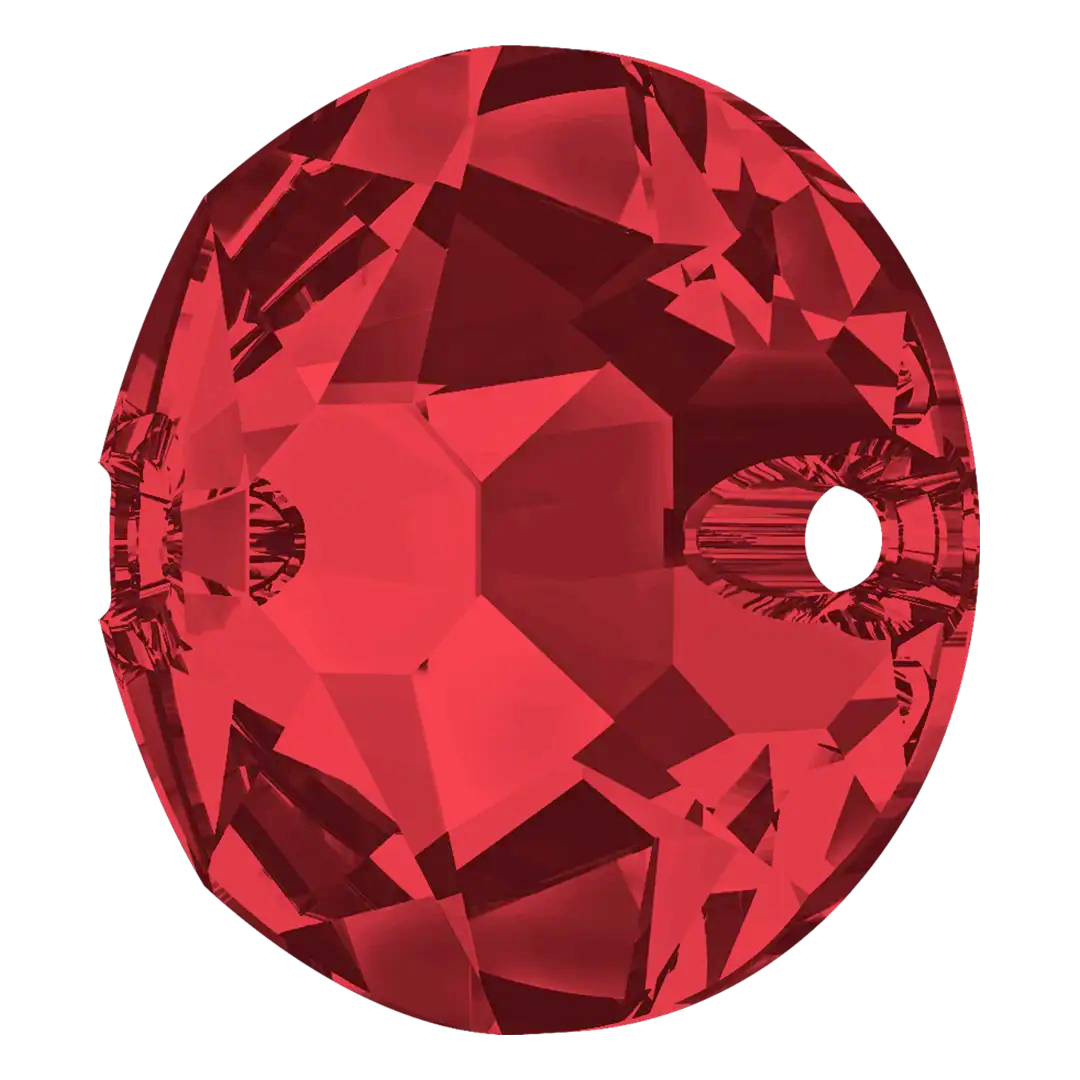 Swarovski Sew On Crystals Xirius (3288) Scarlet - Bluestreak Crystals