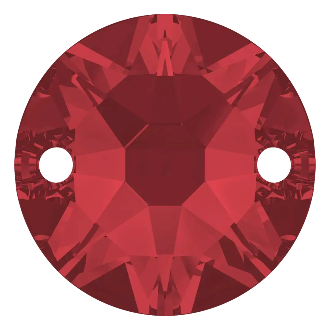 Swarovski Sew On Crystals Xirius (3288) Scarlet - Bluestreak Crystals