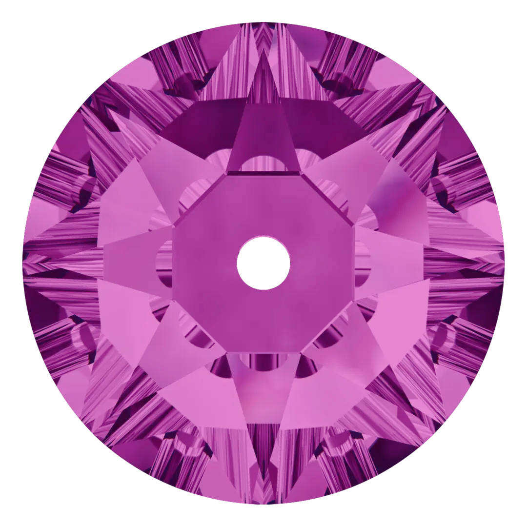 Swarovski Sew On Crystals Xirius Lochrose (3188) Amethyst - Bluestreak Crystals