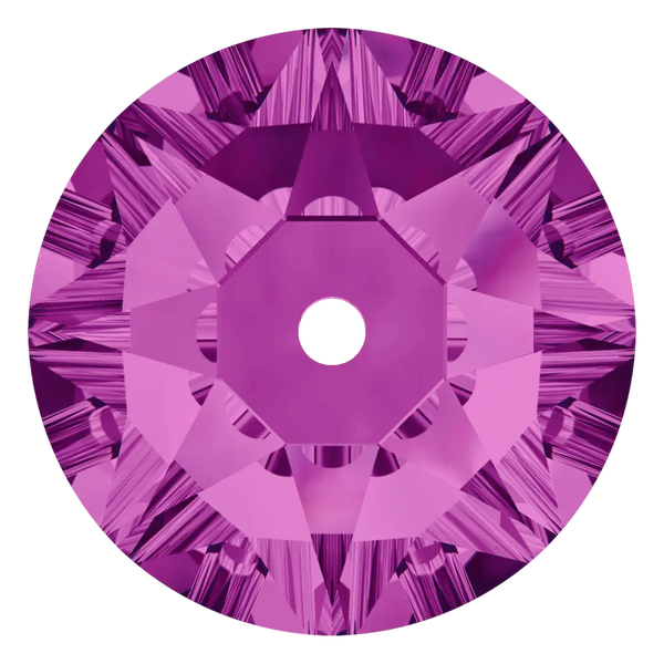 Swarovski Sew On Crystals Xirius Lochrose (3188) Amethyst - Bluestreak Crystals