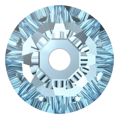 Swarovski Sew On Crystals Xirius Lochrose (3188) Aquamarine - Bluestreak Crystals