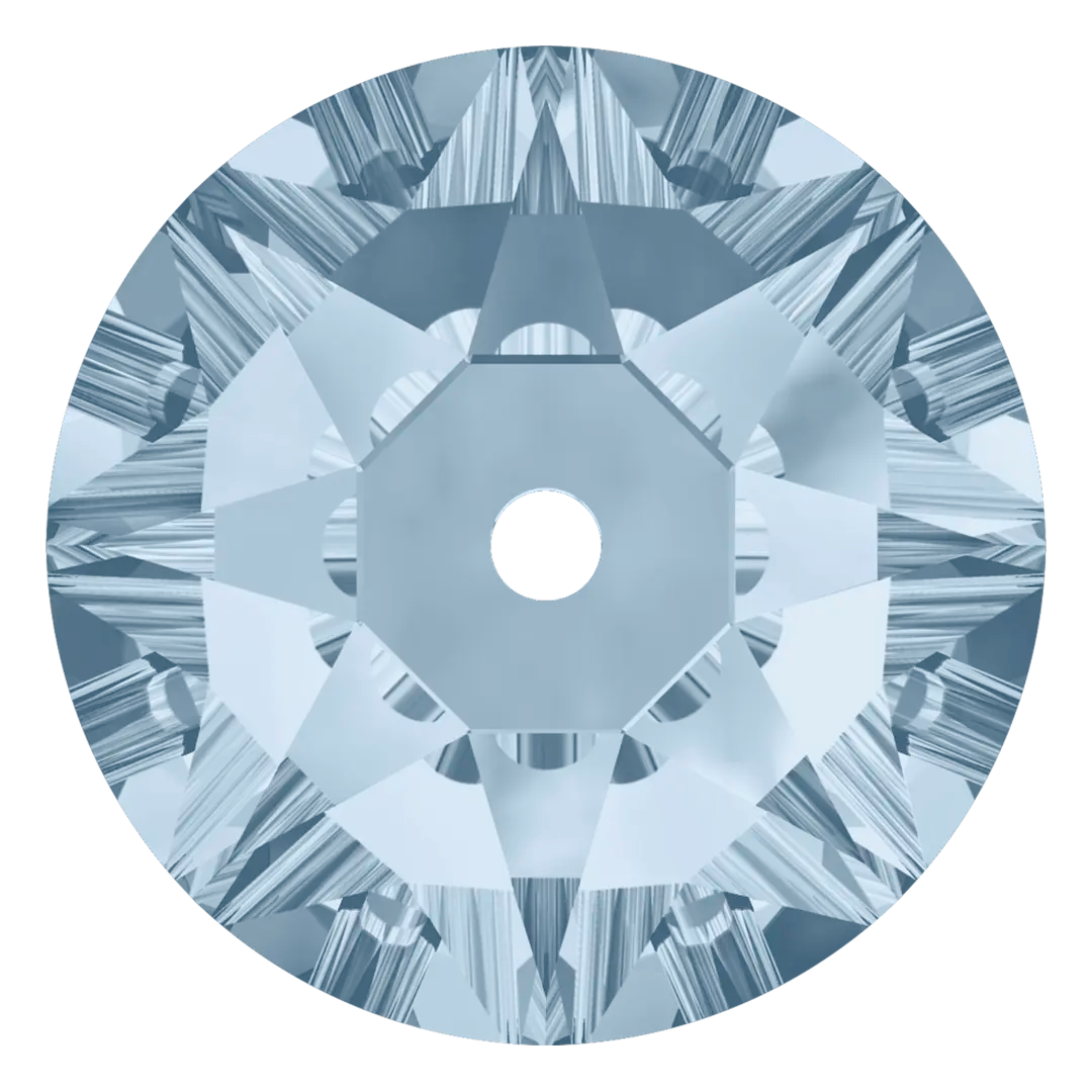 Swarovski Sew On Crystals Xirius Lochrose (3188) Crystal Blue Shade - Bluestreak Crystals