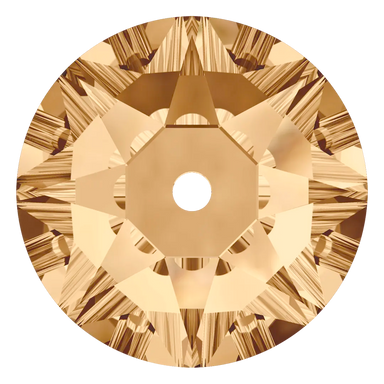 Swarovski Sew On Crystals Xirius Lochrose (3188) Crystal Golden Shadow - Bluestreak Crystals
