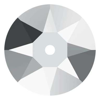 Swarovski Sew On Crystals Xirius Lochrose (3188) Crystal Light Chrome - Bluestreak Crystals