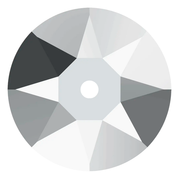 Swarovski Sew On Crystals Xirius Lochrose (3188) Crystal Light Chrome - Bluestreak Crystals