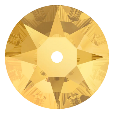 Swarovski Sew On Crystals Xirius Lochrose (3188) Crystal Metallic Sunshine - Bluestreak Crystals
