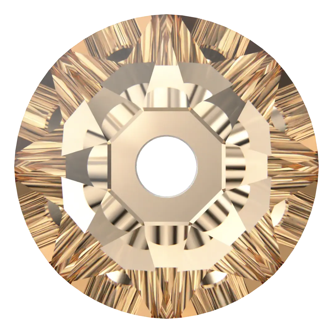 Swarovski Sew On Crystals Xirius Lochrose (3188) Light Colorado Topaz - Bluestreak Crystals