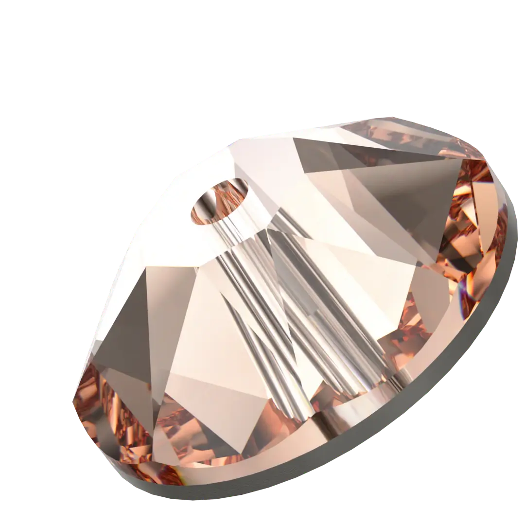 Swarovski Sew On Crystals Xirius Lochrose (3188) Light Peach - Bluestreak Crystals