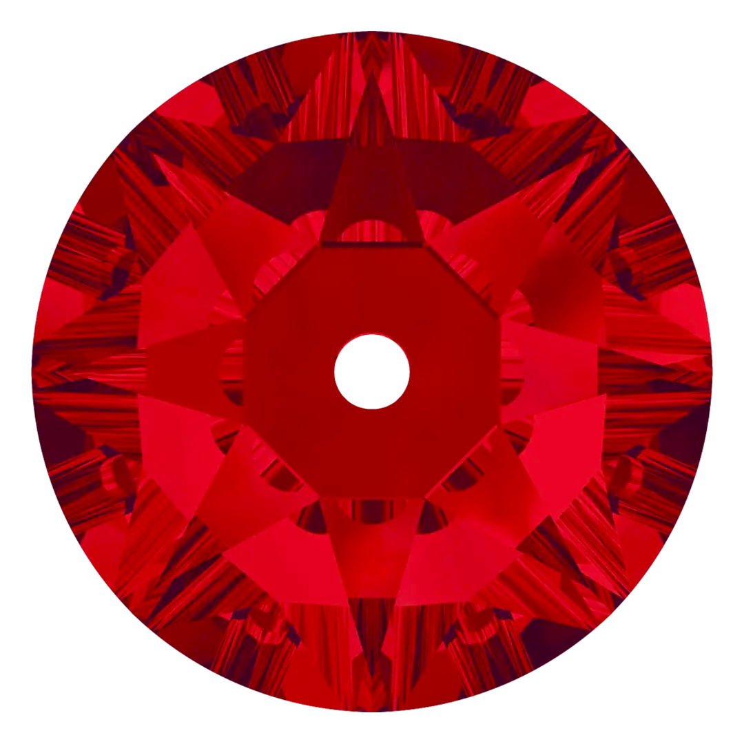 Swarovski Sew On Crystals Xirius Lochrose (3188) Light Siam - Bluestreak Crystals