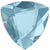 Serinity Hotfix Flat Back Crystals  Trilliant (2472) Aquamarine