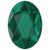 Serinity Hotfix Flat Back Crystals  Oval (2603) Emerald