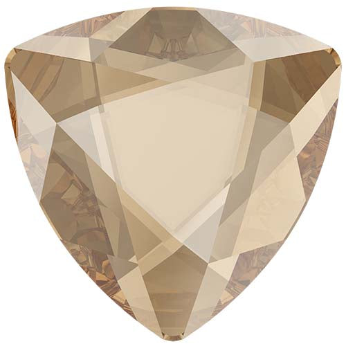 Serinity Hotfix Flat Back Crystals  Trilliant (2472) Crystal Golden Shadow