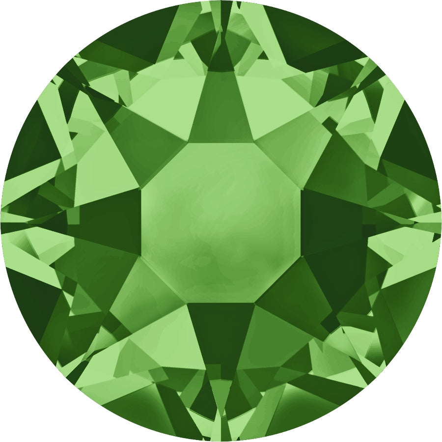 Serinity Hotfix Flat Back Crystals (2000, 2038 & 2078) Fern Green