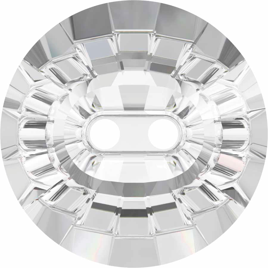 Serinity Sew On Crystals Rivoli Classic Button 2 Holes (3019) Crystal