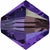 Serinity Crystal Beads Bicone (5328) Purple Velvet AB