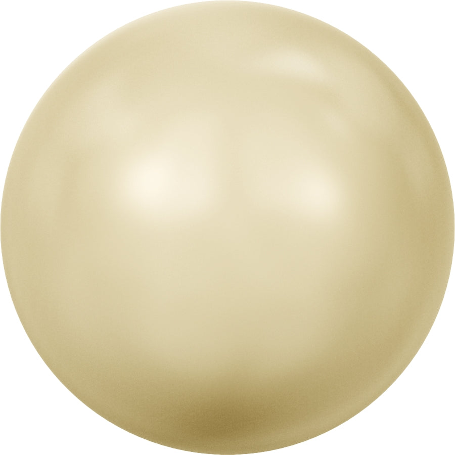 Serinity Pearls Round No Hole (5809) Crystal Light Gold