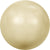 Serinity Pearls Round No Hole (5809) Crystal Light Gold
