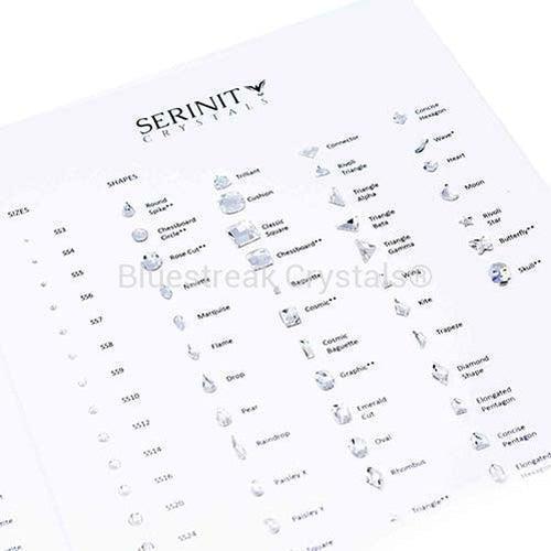 Serinity Rhinestones Colour Chart-Serinity Crystal Charts-Bluestreak Crystals