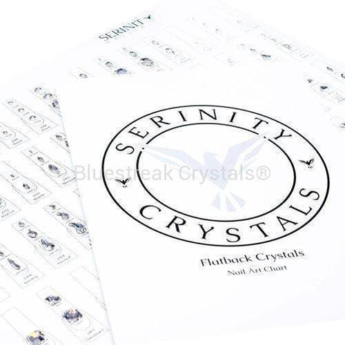 Serinity Rhinestones Nail Art Chart-Serinity Crystal Charts-Bluestreak Crystals